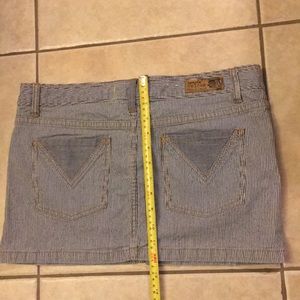 Volcom Brand Demin Skirt Sz9